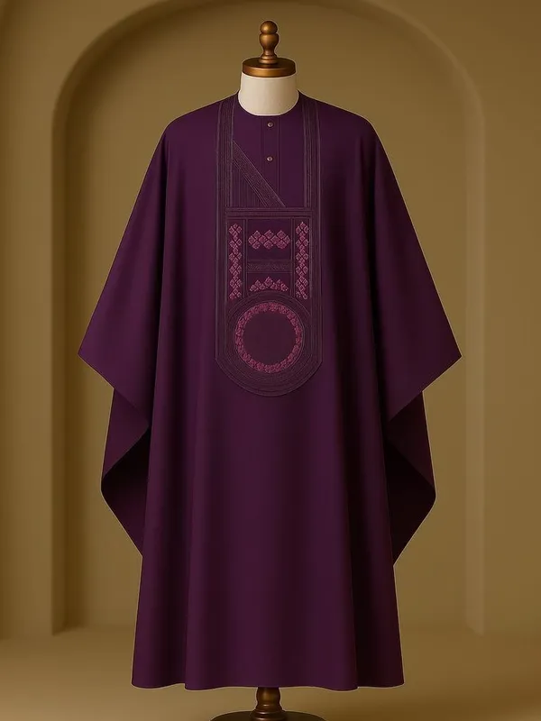 style reference: plum agbada