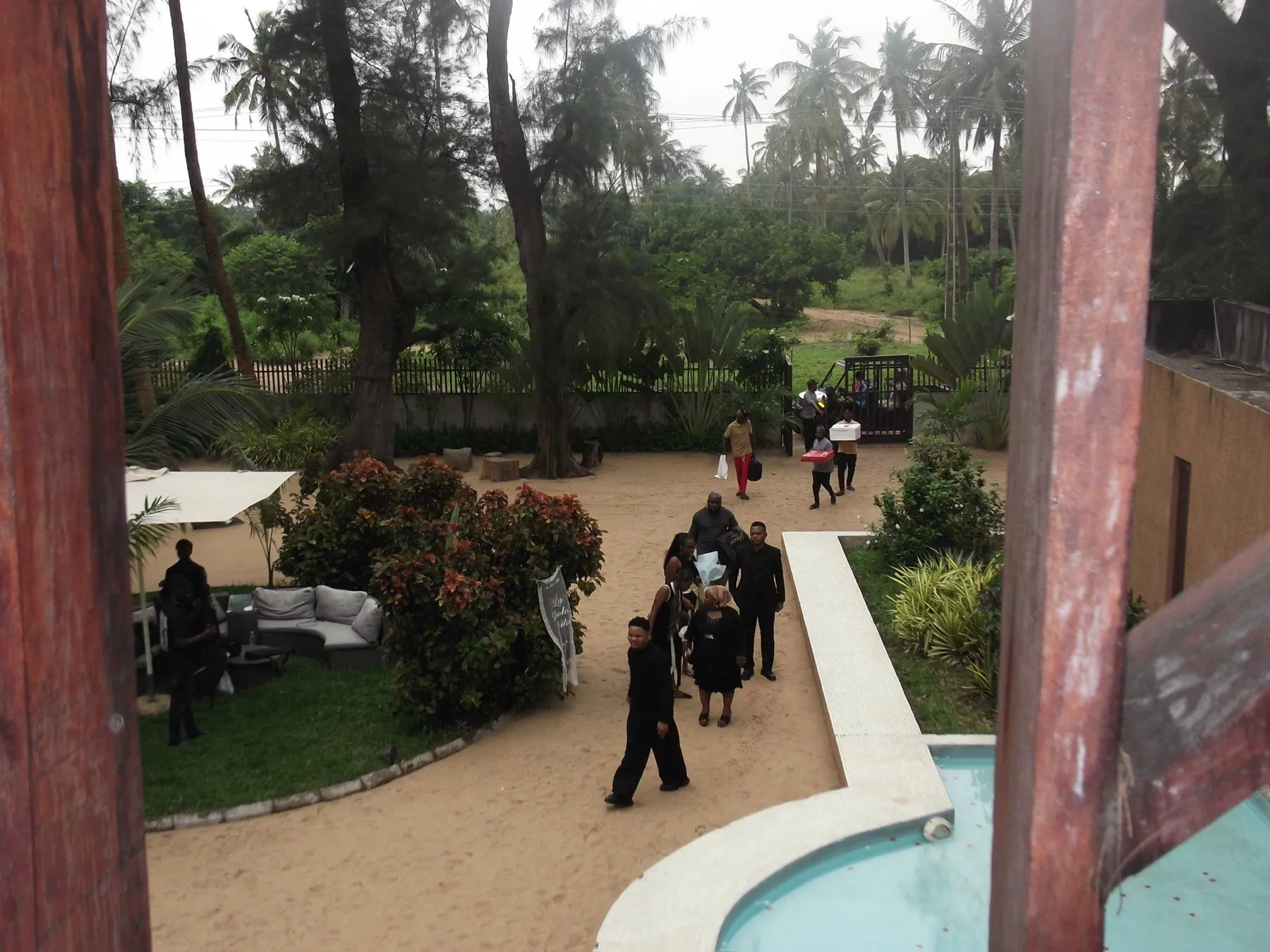 arrival — frame 1 of 5, the civil wedding