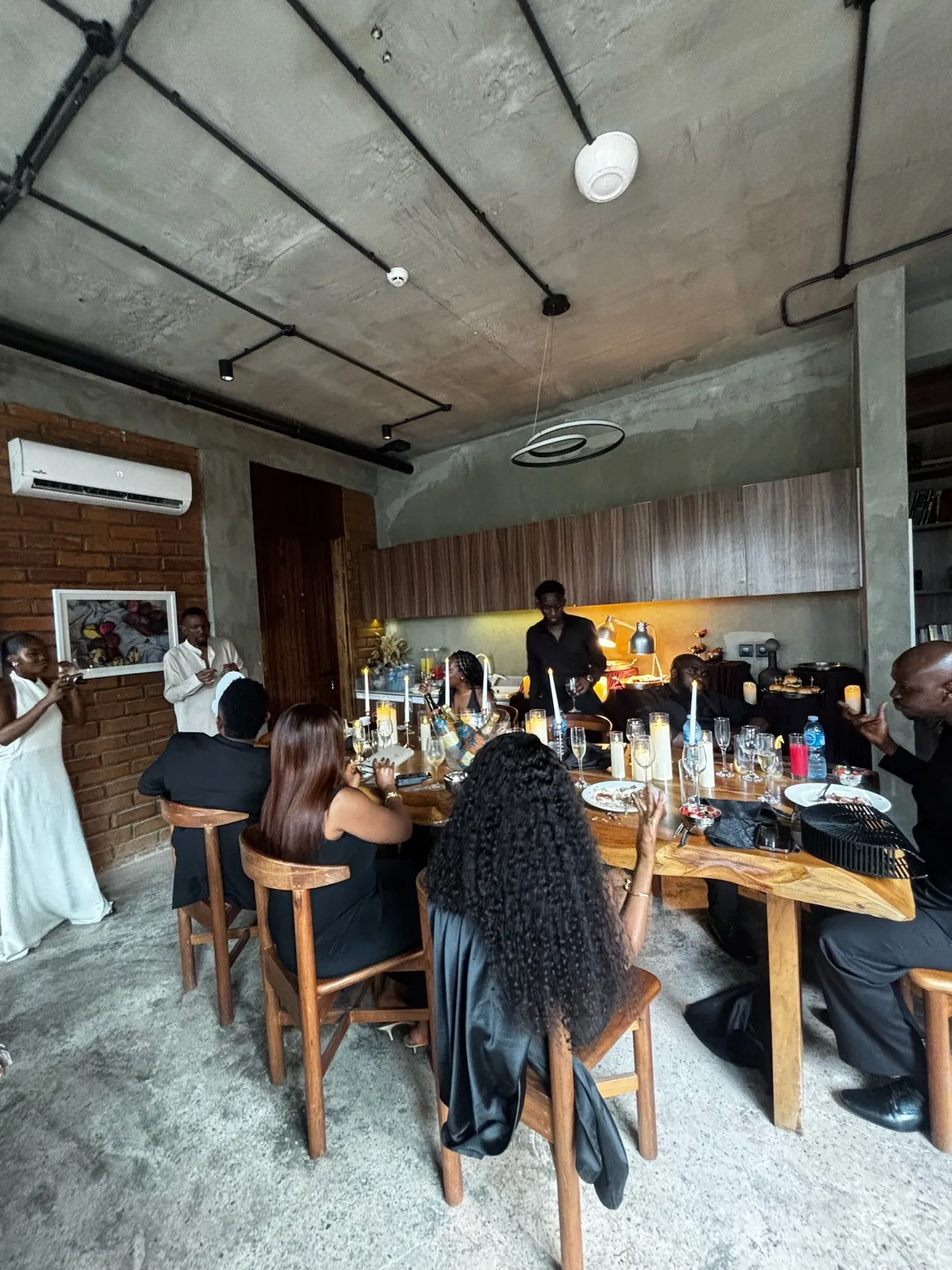 the dinner — frame 6 of 9, the civil wedding